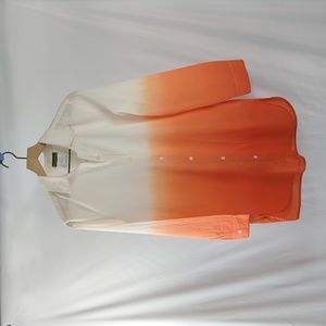 Tommy Bahama Orange Ombre Shirt Dress